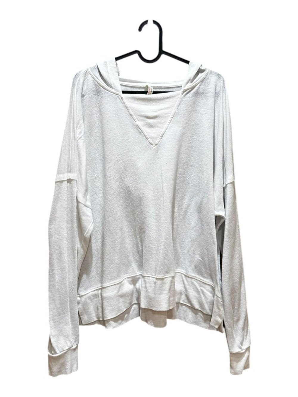 Free People Movement White Lightweight Hoodie